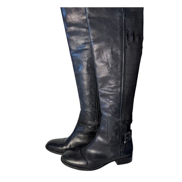 Tory Burch Jack Over The Knee Leather Riding Boot Size 9 - Picture 1 of 7